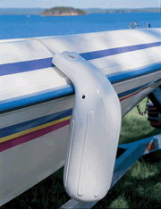 Taylor Made 5in X 14in White Fender 31005 Rafting, Tuff End & Pontoon Fenders 31005