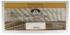 Bucaneer Rope 5/8X25 Wht Twst Dock Line 20-12025 Twisted Nylon Dock Lines 20-12025