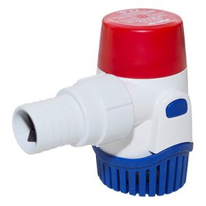 Rule 1100GPH Bilge Pump, 12V, 1in to 1-1/8in Discharge Port – 27DA Bilge Pumps and Float Switches 27DA
