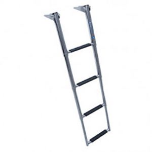 Windline 4 Step Stainless Steel Telescoping Ladder – TDL-4X Boat Ladders 623667 1