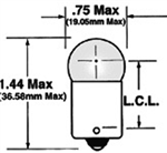 Seadog Single Contact Bayonet Base Light Bulb, 12.8V, 2pk - 441067-1 - Image 2