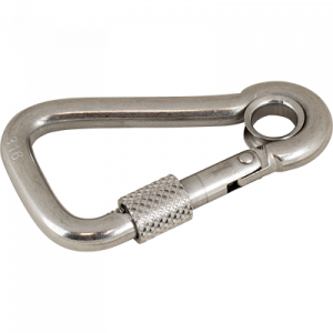 Seadog SS Locking Asym Snap W/Eye 150128 Snaps & Hooks 150128