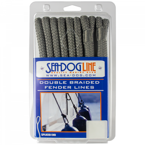 Seadog Dbl Braid Fndr Ln 3/8 X 6 Gry 302110006GY-1 Fender Lines 302110006GY-1