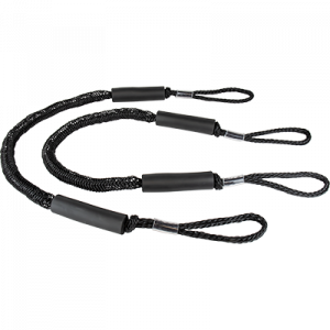 Seadog Bungee Dock Line, 4-5.5ft, Black – 306204-1 Bungee Dock Lines 306204-1