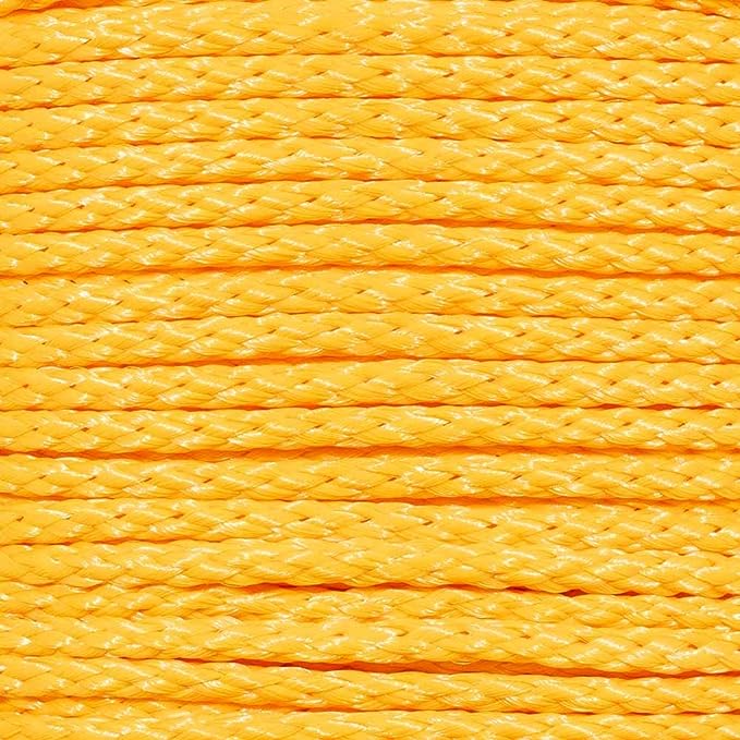 Bucaneer Rope 3/8 x 500Ft Yellow Polypropylene Rope 10-38500 Bulk Rope 10-38500