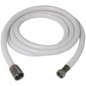 Scandvik 13Ft White Sprayer Hose 10325P FOR STRAIGHT SPRAYERS Bathroom and Kitchen Acc 10325P