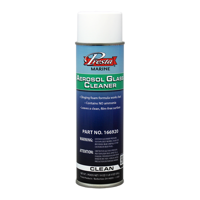 Presta Marine 19oz Spray Glass Cleaner 166920 Plastic & Glass 166920
