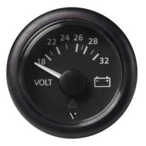 VRT Voltmeter Blk 18-32V A2C59512458 Voltmeter Gauges 622542