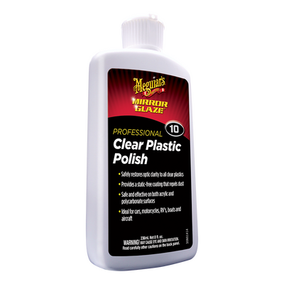 Meguiars 8oz Plastic Polish M1008 Plastic & Glass 107495