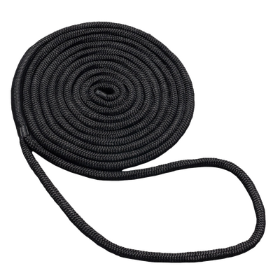 Miami Cordage 1-1/4 X 50 Blck Dock Line DLB114501 Braided Dock Lines 232659