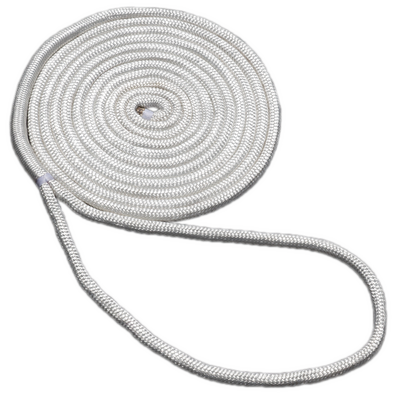 Miami Cordage 3/4 X 50 White Dock Line DLB34508 Braided Dock Lines 275100