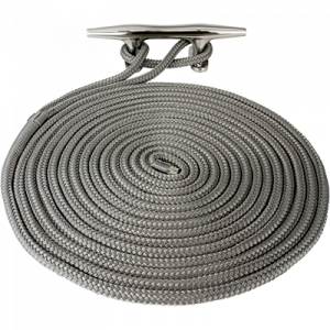 Seadog Double Braided Nylon Dock line, 3/8X25ft, Gray – 302110025GY-1 Braided Dock Lines 302110025GY-1
