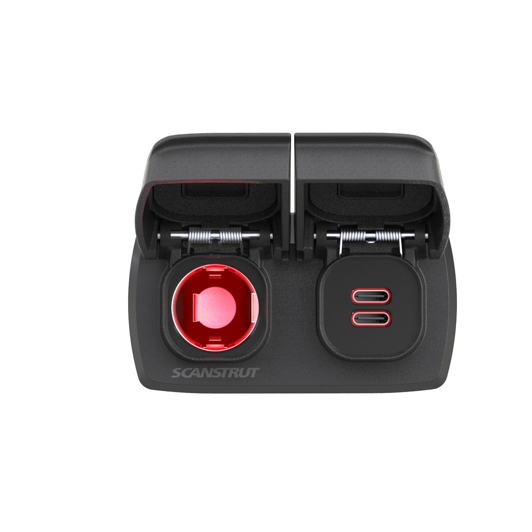 Scanstrut Flip Pro Multi Dual USB-C/ 12V Socket – SC-MULTI-F1 Phone Charging 682591 2