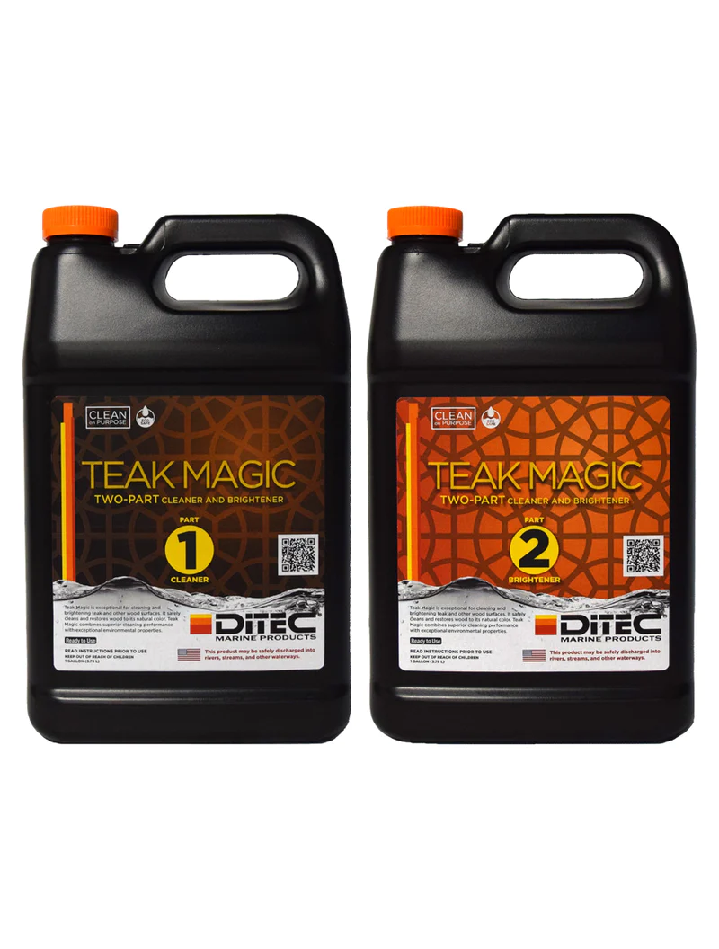 Ditec Teak Magic Part 2, Brightener, Gallon – TC-MGGL-PRT2 Teak Cleaner 680779