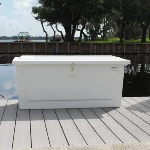 C&M Marine Fiberglass Dock Box, 54in x 24in x 22in – CM054 Dock Boxes 120309 1