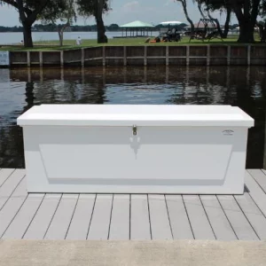 C&M Marine Fiberglass Dock Box, 85in x 26in x 27in – CM08 Dock Boxes 120554 1