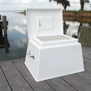 C&M Marine Single Step Box w/ Lid – CMS01/L Boarding Steps 130210 1