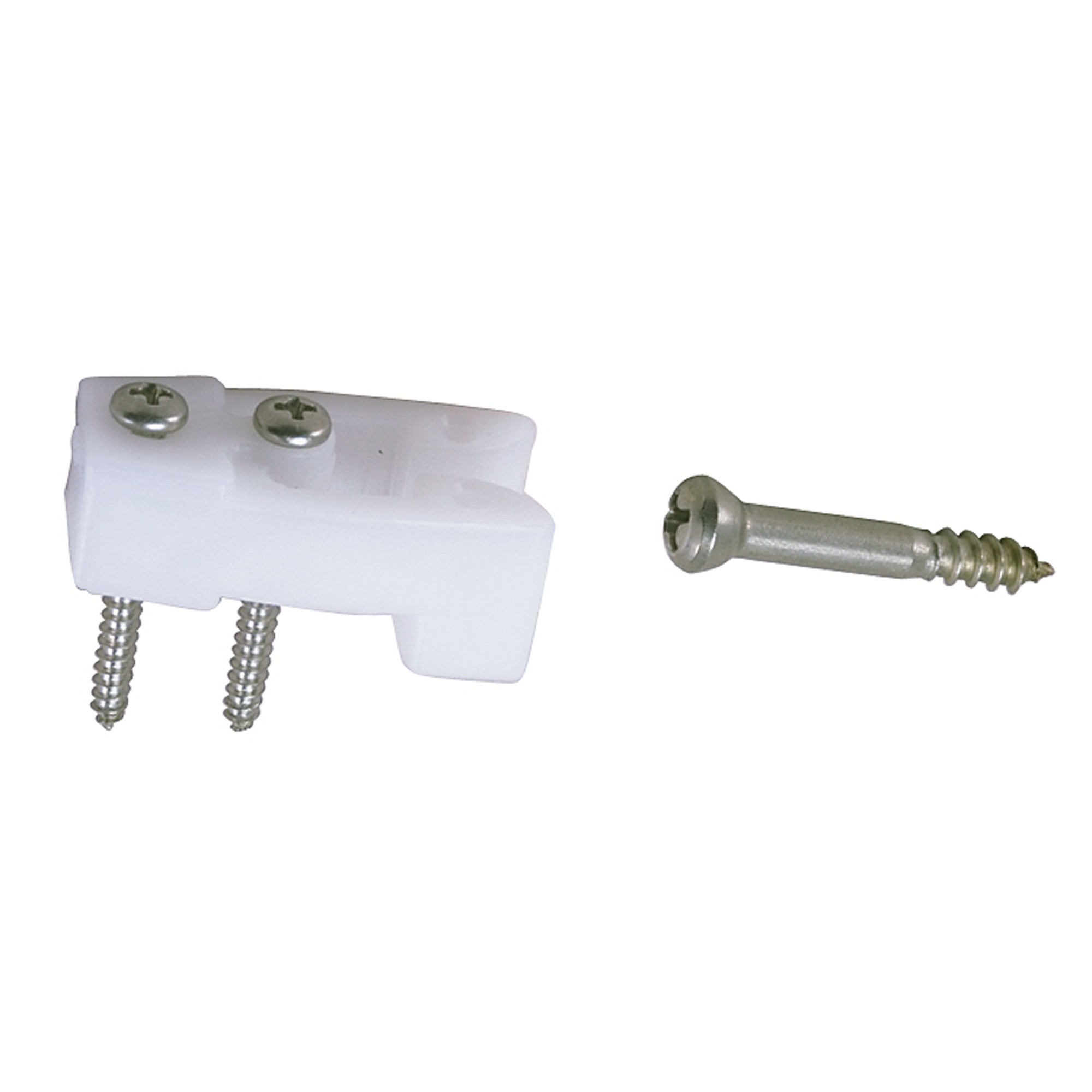 Perko White Polymer Door Catch - 0554DP
