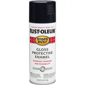 Rust-Oleum 12oz Gloss Black Spray Paint – 7779-830 Spray Paints 220433