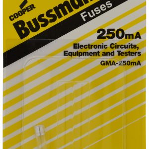 Bussmann GMA 250Milliamp Fuse 2/Pk BP/GMA-250MA