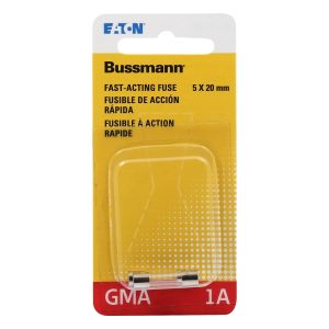 Bussmann GMA 1Amp Fuse 2/Pk BP/GMA-1A