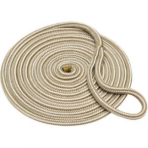 Bucaneer Rope 5/8 X 25 Gld/Wht Dock Line 30-00525