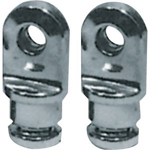 Taylor Made Chromed Zamak 7/8in int Eye End, Pair - 11207