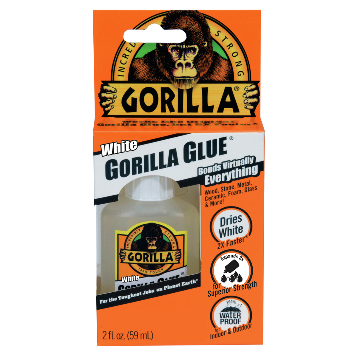 Gorilla Glue 2oz White Gorilla Glue - 5201205