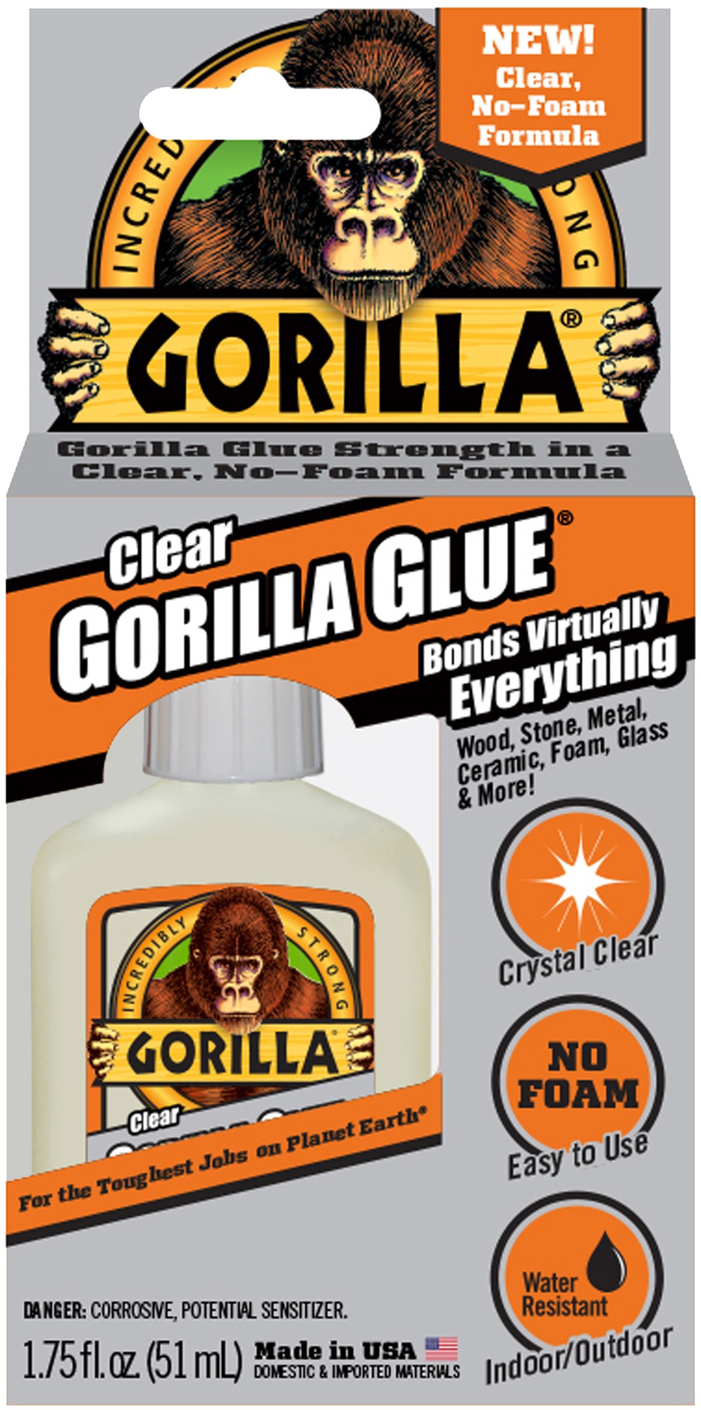 Gorilla Glue 1.75oz Clear Gorilla Glue - 4500102