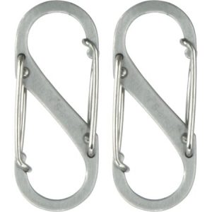 Nite-Ize #1 Ss S-Biner Hook 2/Pk SB1-2PK-11