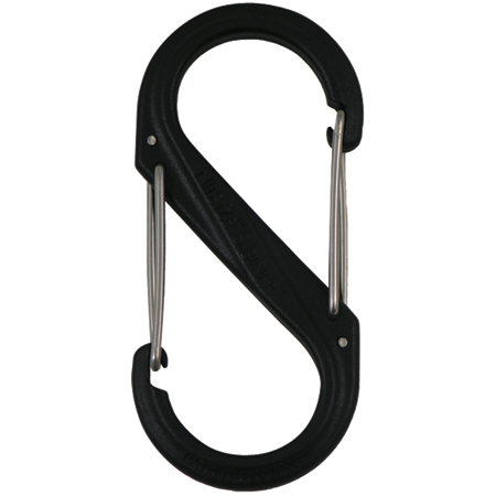 Nite-Ize #2 Blk Plstc S-Biner Hook SBP2-03-01BG
