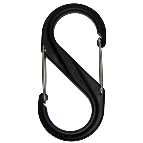 Nite-Ize #4 Blk Plstc S-Biner Hook SBP4-03-01BG