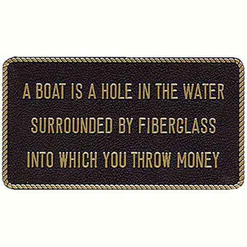 Bernard Engraving Plaque /Hole in Water FP54