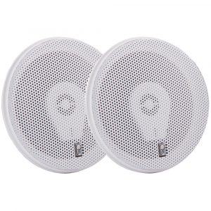 Poly Planar White 6in 3-Way Titanium Series Speakers, Pair - MA8506-W