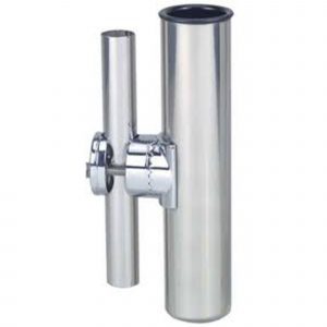 Perko Clamp-On Rod Holder, 9in - 1215DP0CHR