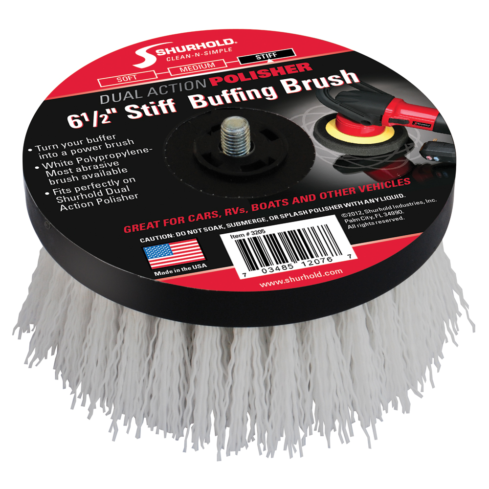 Shurhold Stiff Brush For D/A Polisher - 3205