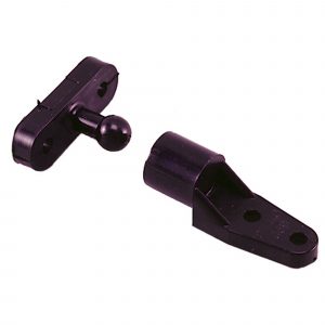 Perko Black Polymer Door Catch - 0559DP