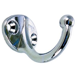 Perko Chrome Plated Zinc Utility Hook, 1/8in x 1-3/8in - 0610DP0CHR