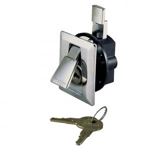 Perko Chrome Plated Zinc Flush Lock & Latch w/ keys - 0921DP0CHR