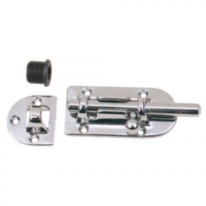 Perko Chrome Plated Bronze 3in Barrel Bolt - 0947DP1CHR