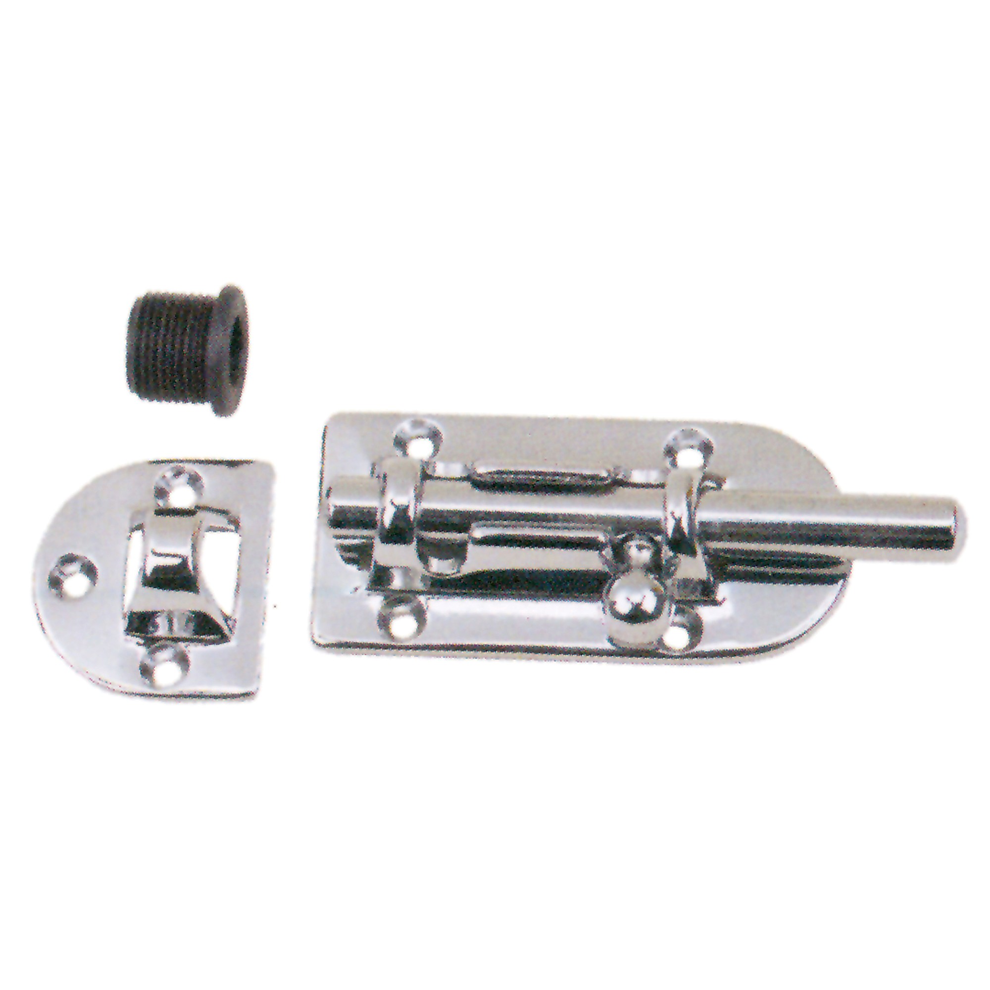 Perko Chrome Plated Bronze 4in Barrel Bolt - 0947DP2CHR