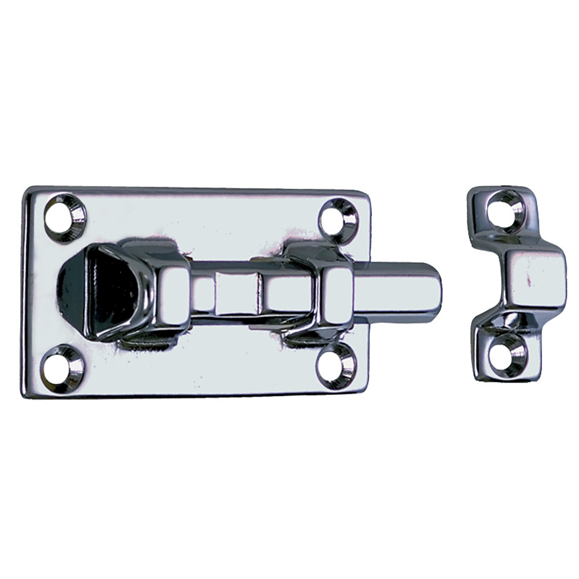 Perko Chrome Plated Bronze Ships Bolt, 2-5/8in x 1-1/4in - 1053DP0CHR