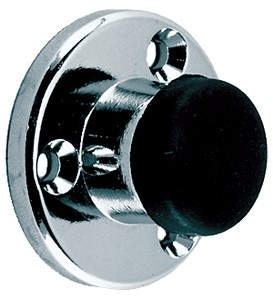 Perko Chrome Plated Zinc Rubber Door Stop - 1177DP0CHR