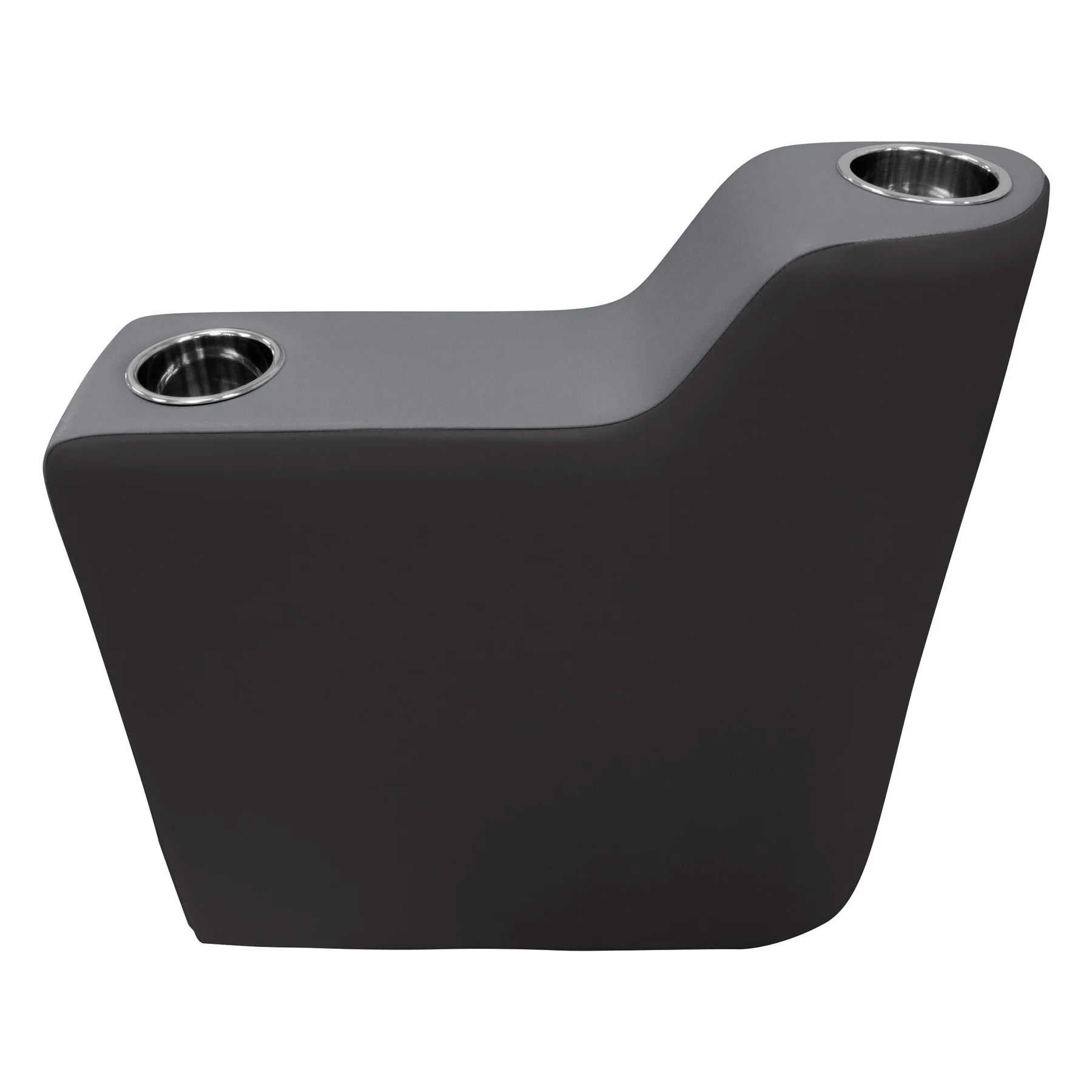 Wise 3009 Premier Pontoon Arm Rest - Left Radius | Color — Slate • Dark Neutral - Image 3