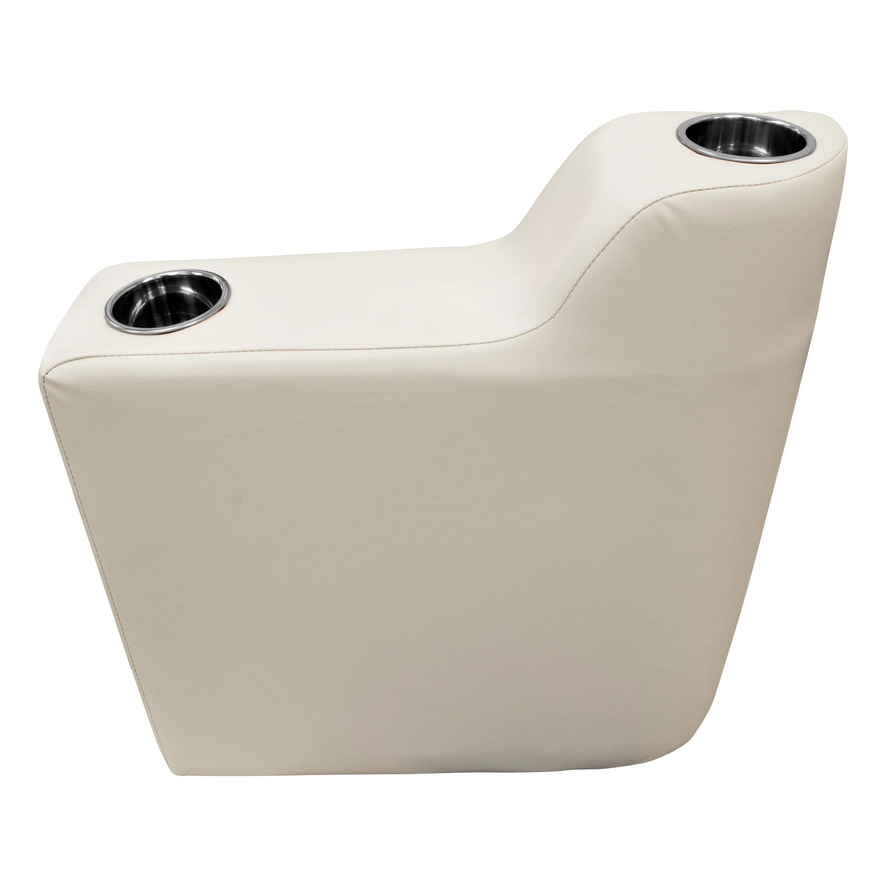 Wise 3009 Premier Pontoon Arm Rest - Left Radius | Color — Platinum - Image 3