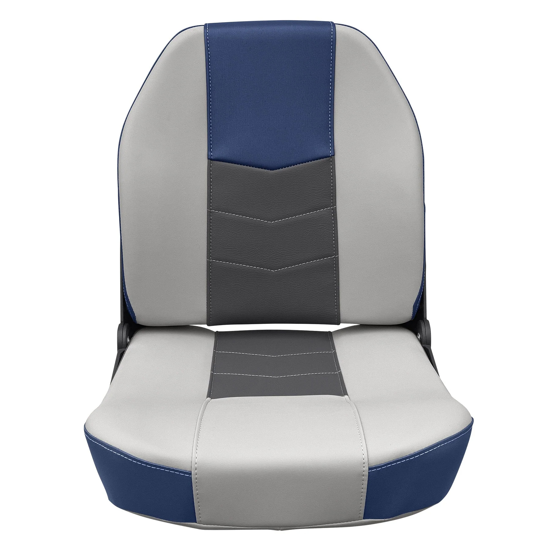 Wise 3340 Quantum Series High Back Boat Seat | Color — Mariner Blue • Charcoal • Marble - Image 3