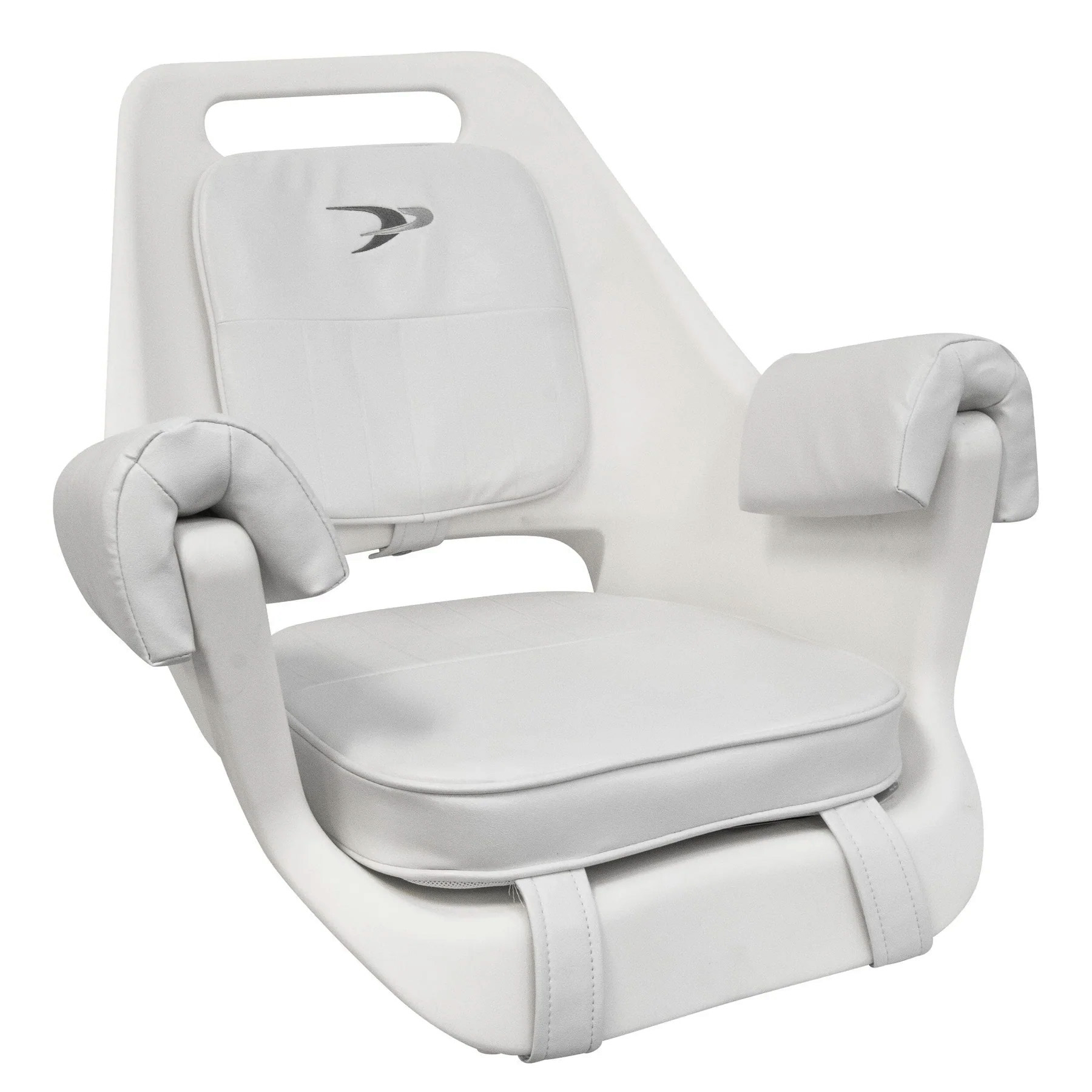 Wise 8WD007 Deluxe Pilot Chair w Armrests White 1