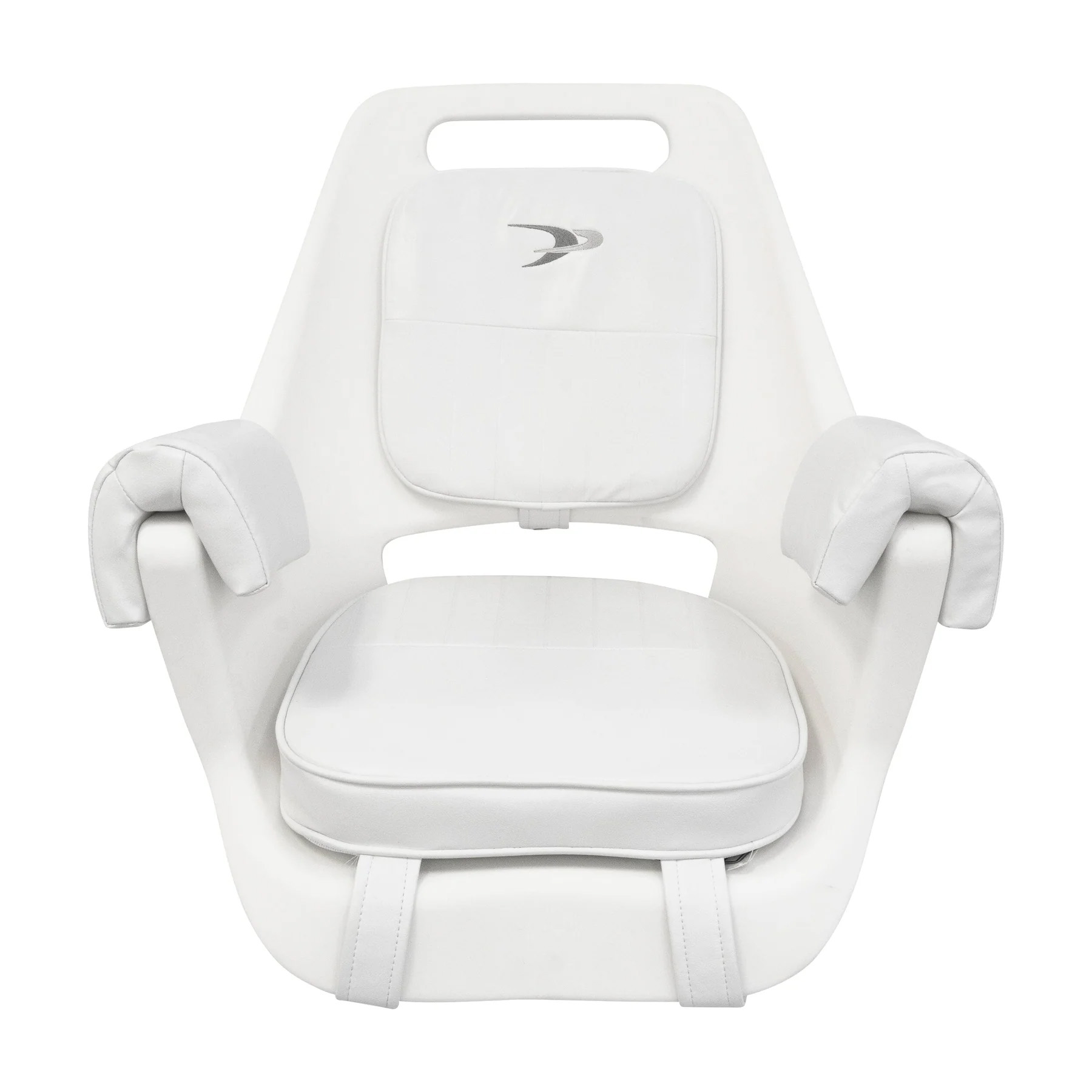 Wise 8WD007 Deluxe Boat Pilot Chair w Armrests White 2