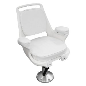 Wise 8WD1007-6-710 Captains Chair & Cushions Adjustable Pedestal & Seat Slide Mount