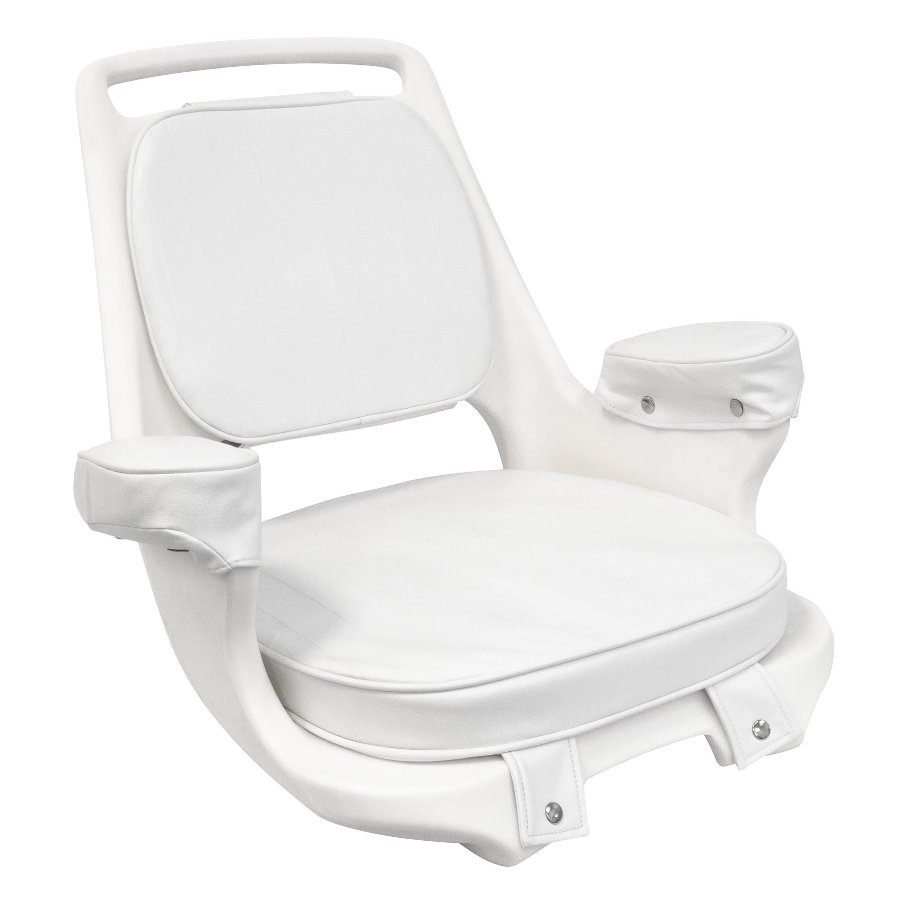 Wise 8WD1007 Captains Chair w Armrests white